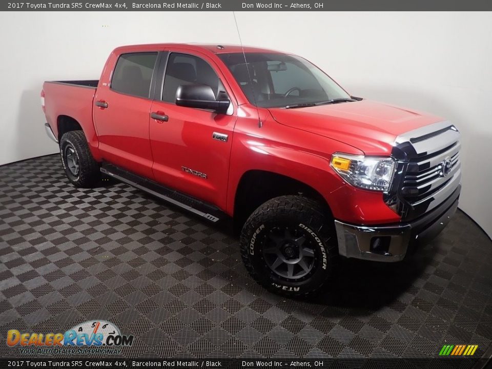 2017 Toyota Tundra SR5 CrewMax 4x4 Barcelona Red Metallic / Black Photo #4