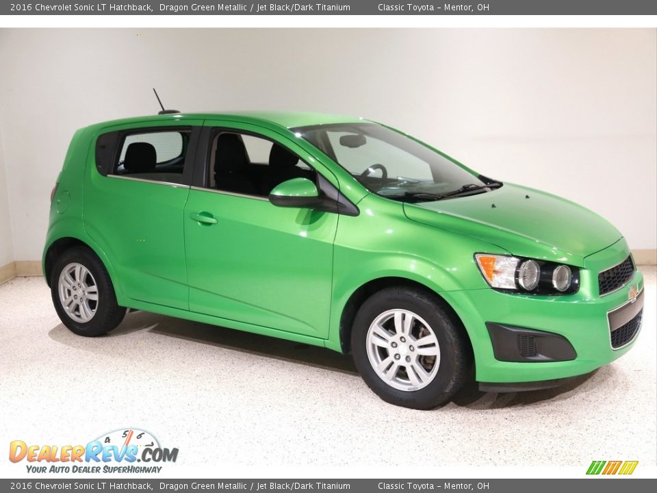 Dragon Green Metallic 2016 Chevrolet Sonic LT Hatchback Photo #1