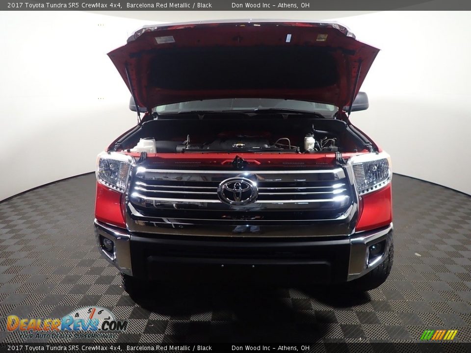 2017 Toyota Tundra SR5 CrewMax 4x4 Barcelona Red Metallic / Black Photo #7