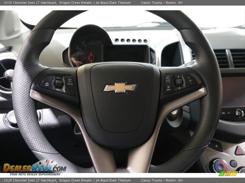 2016 Chevrolet Sonic LT Hatchback Steering Wheel Photo #7