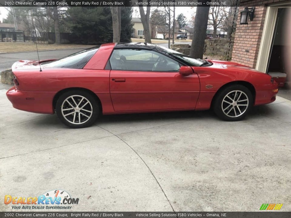 2002 Chevrolet Camaro Z28 Coupe Bright Rally Red / Ebony Black Photo #5