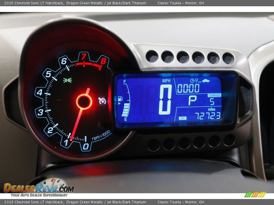 2016 Chevrolet Sonic LT Hatchback Gauges Photo #8