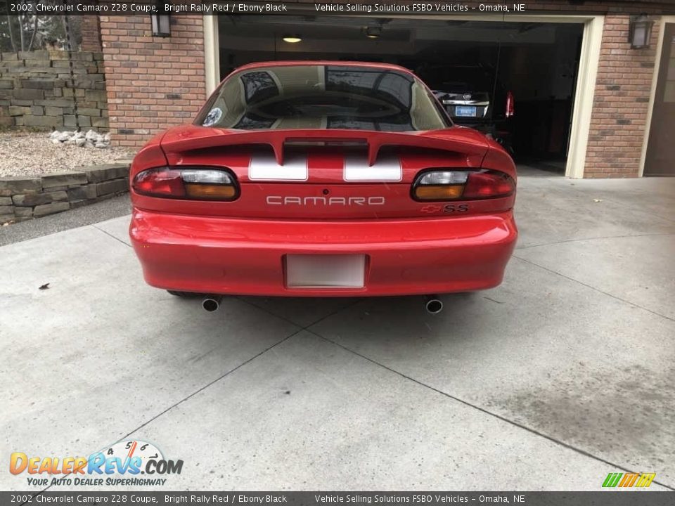 2002 Chevrolet Camaro Z28 Coupe Bright Rally Red / Ebony Black Photo #6