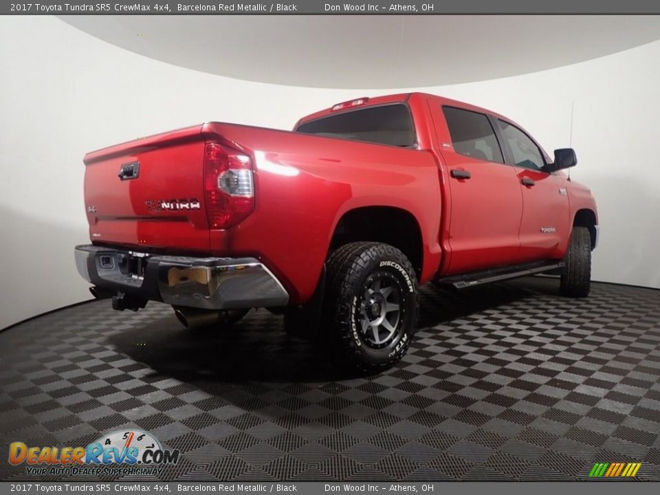 2017 Toyota Tundra SR5 CrewMax 4x4 Barcelona Red Metallic / Black Photo #16