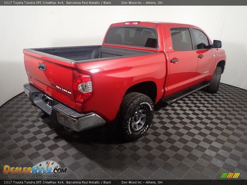 2017 Toyota Tundra SR5 CrewMax 4x4 Barcelona Red Metallic / Black Photo #17
