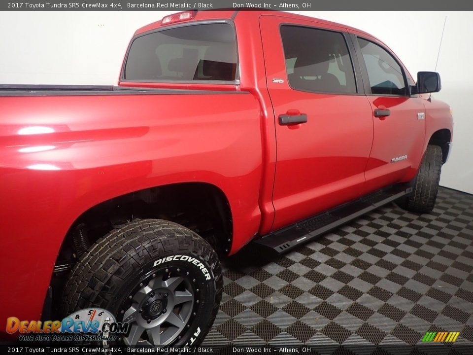 2017 Toyota Tundra SR5 CrewMax 4x4 Barcelona Red Metallic / Black Photo #19