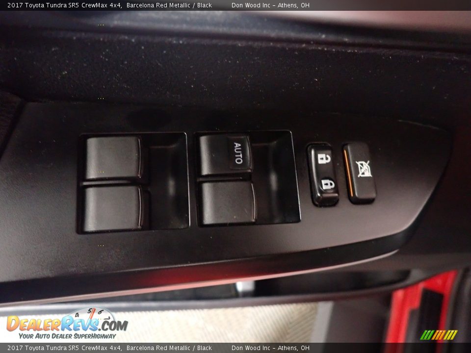 2017 Toyota Tundra SR5 CrewMax 4x4 Barcelona Red Metallic / Black Photo #21
