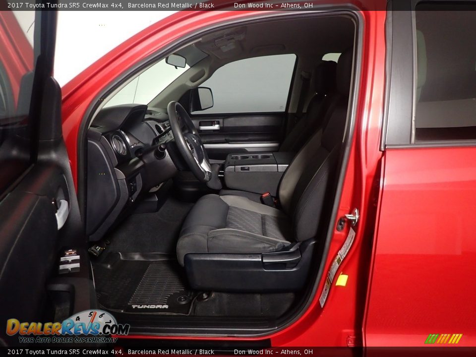 2017 Toyota Tundra SR5 CrewMax 4x4 Barcelona Red Metallic / Black Photo #22