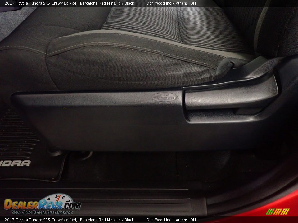 2017 Toyota Tundra SR5 CrewMax 4x4 Barcelona Red Metallic / Black Photo #23