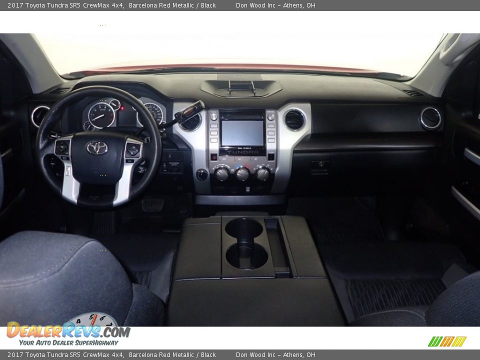 2017 Toyota Tundra SR5 CrewMax 4x4 Barcelona Red Metallic / Black Photo #24