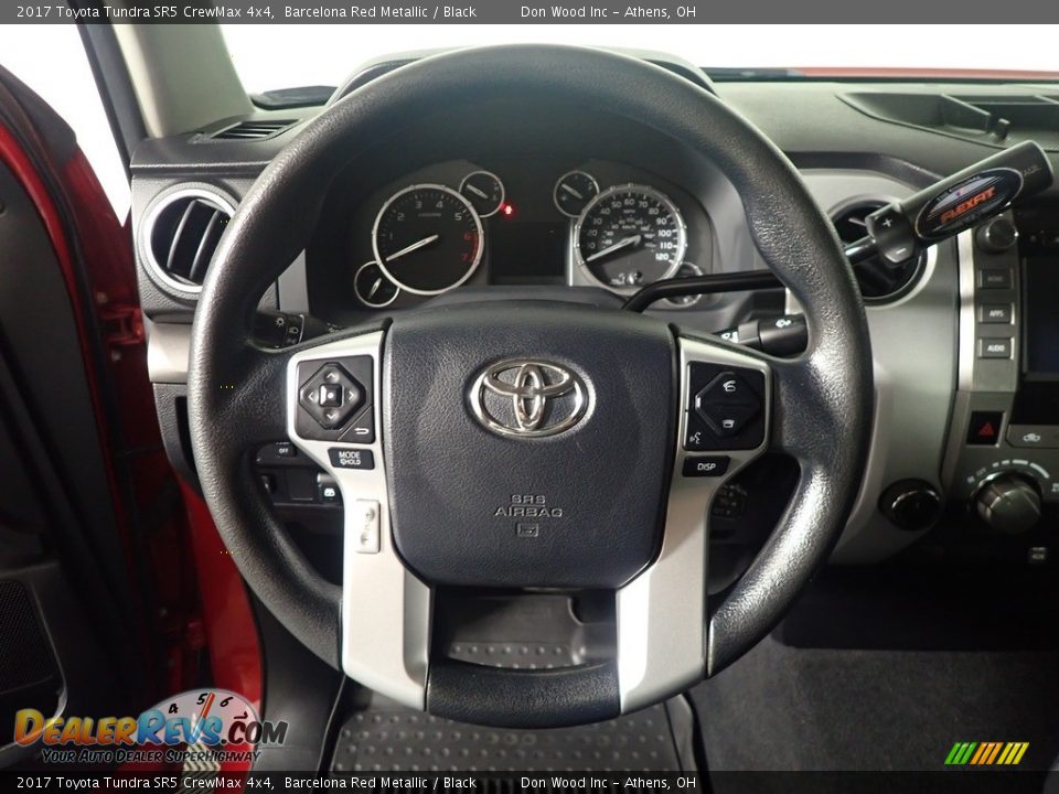 2017 Toyota Tundra SR5 CrewMax 4x4 Barcelona Red Metallic / Black Photo #27