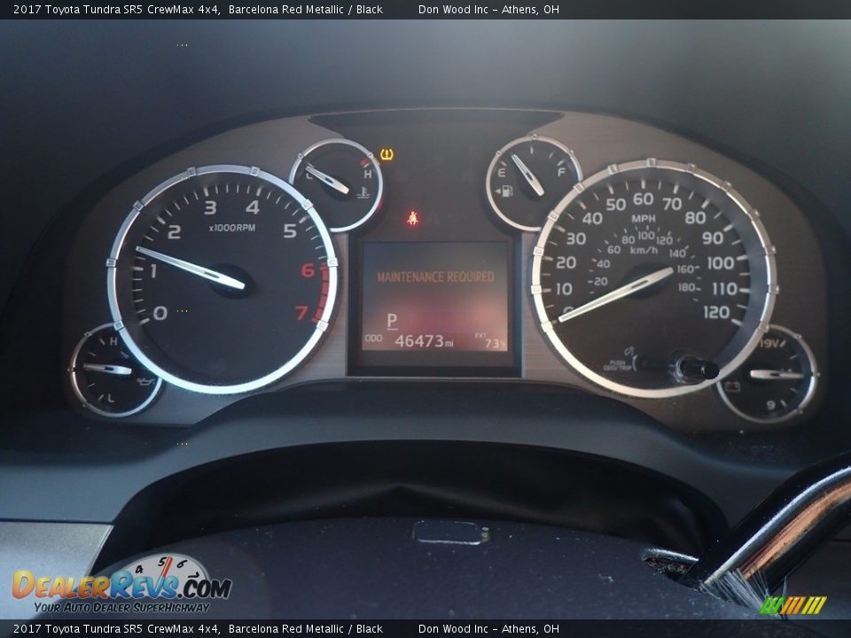 2017 Toyota Tundra SR5 CrewMax 4x4 Barcelona Red Metallic / Black Photo #28