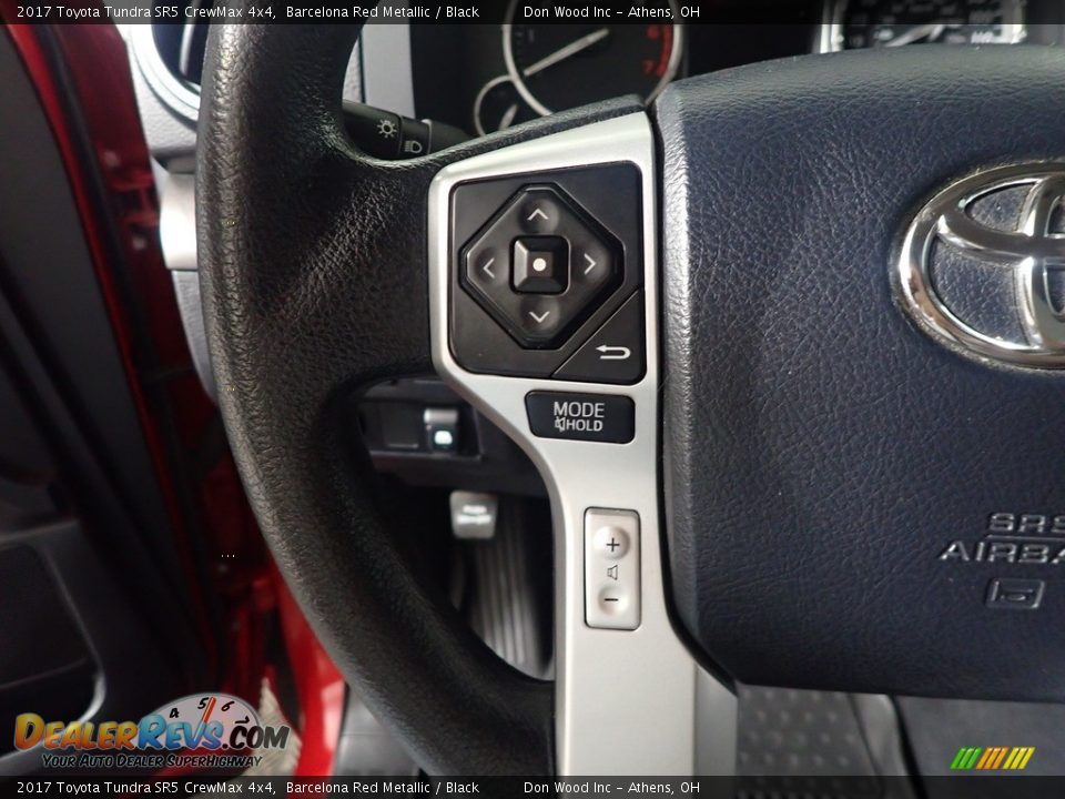 2017 Toyota Tundra SR5 CrewMax 4x4 Barcelona Red Metallic / Black Photo #29