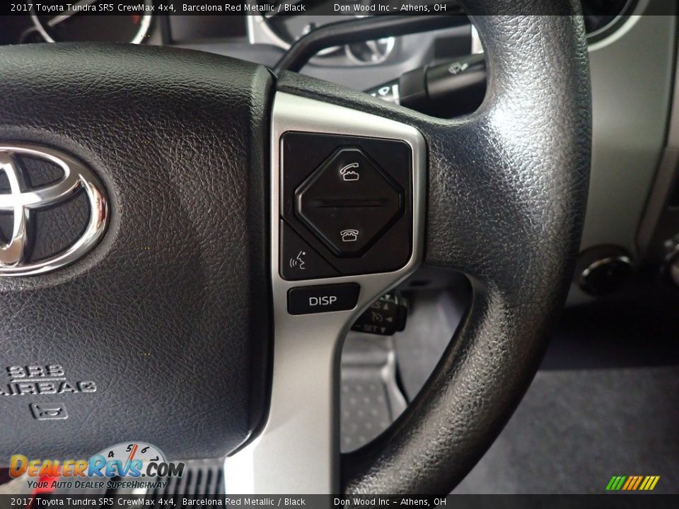 2017 Toyota Tundra SR5 CrewMax 4x4 Barcelona Red Metallic / Black Photo #30