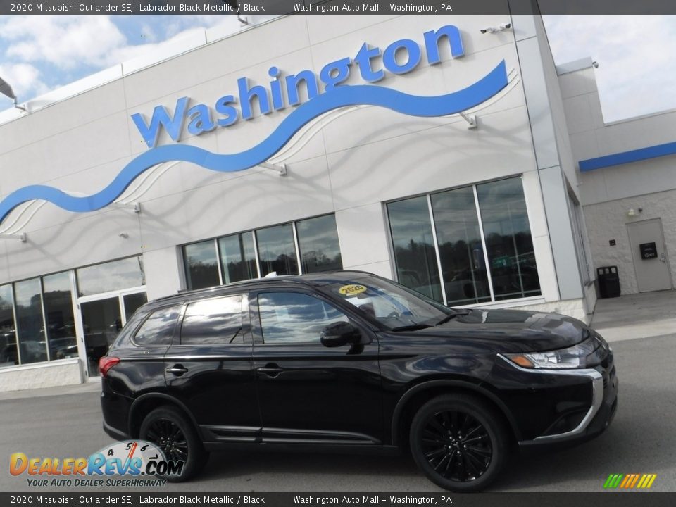 2020 Mitsubishi Outlander SE Labrador Black Metallic / Black Photo #2