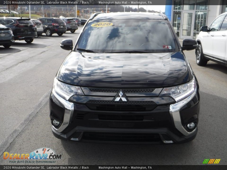 2020 Mitsubishi Outlander SE Labrador Black Metallic / Black Photo #4