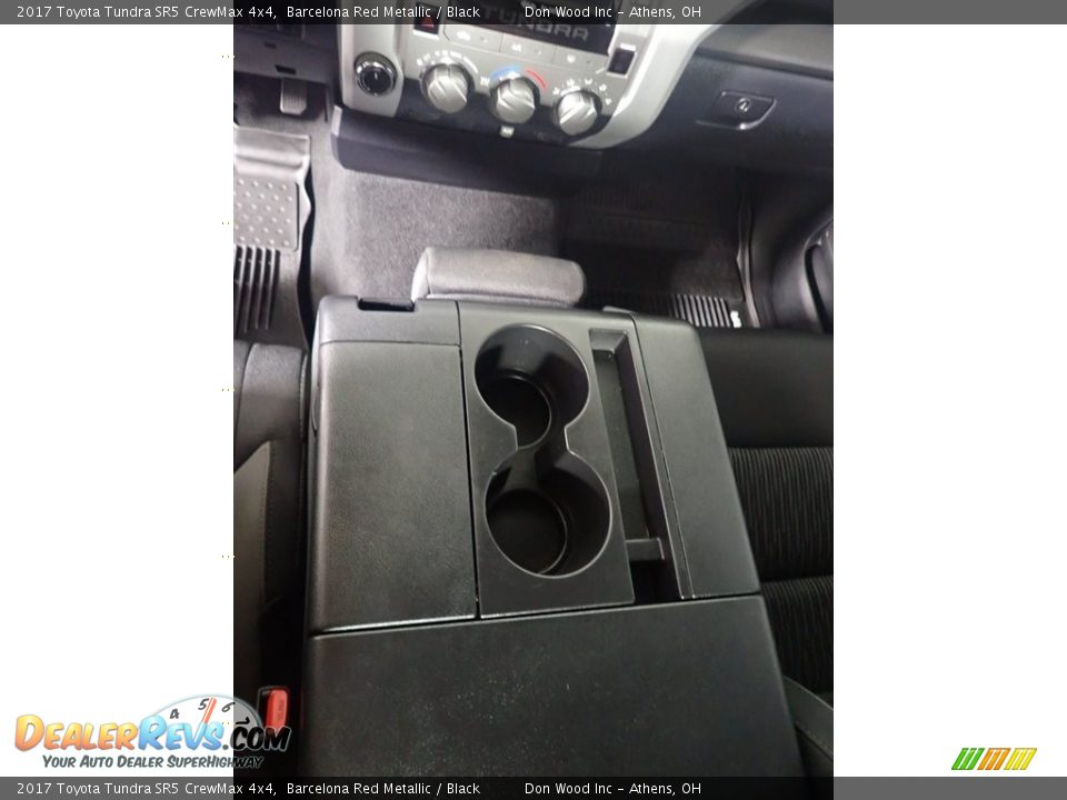 2017 Toyota Tundra SR5 CrewMax 4x4 Barcelona Red Metallic / Black Photo #34