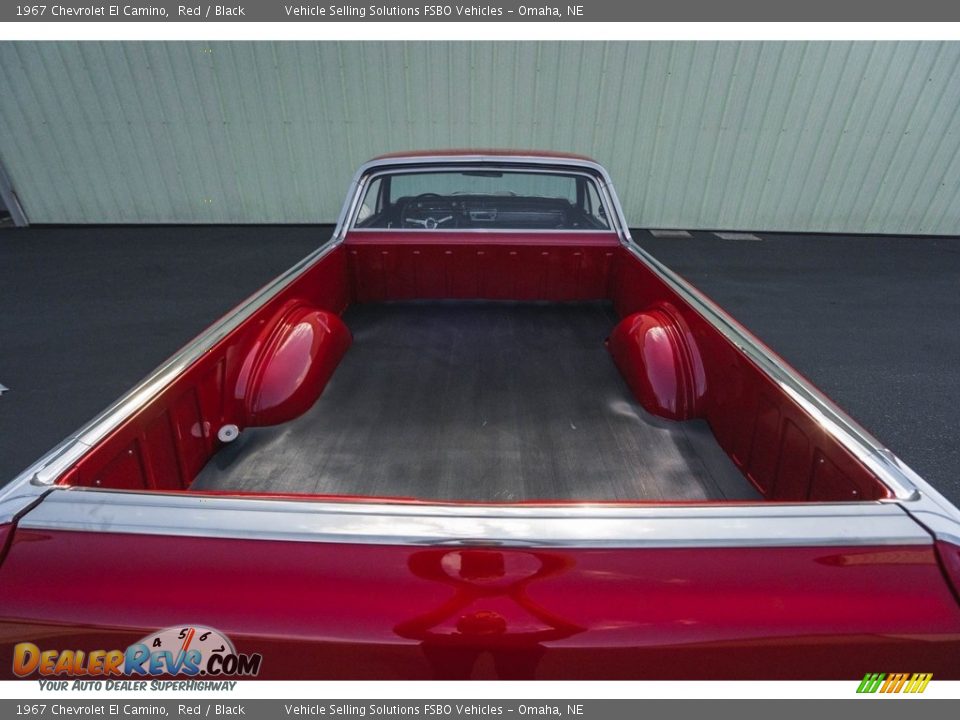 1967 Chevrolet El Camino Red / Black Photo #20