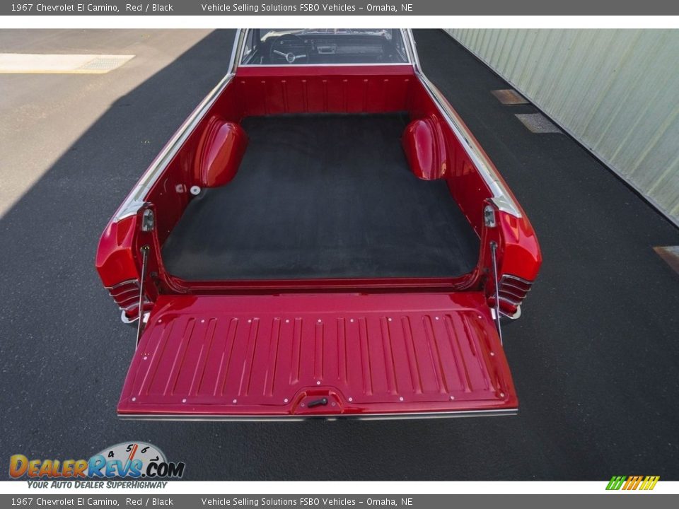 1967 Chevrolet El Camino Red / Black Photo #21