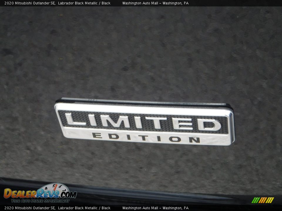 2020 Mitsubishi Outlander SE Labrador Black Metallic / Black Photo #8