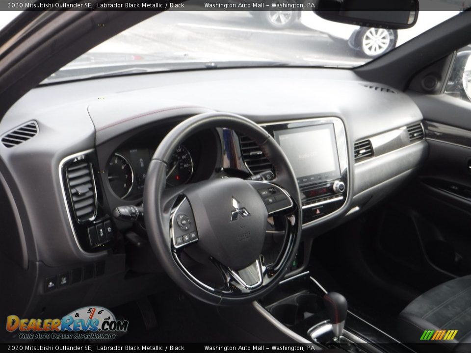 2020 Mitsubishi Outlander SE Labrador Black Metallic / Black Photo #11