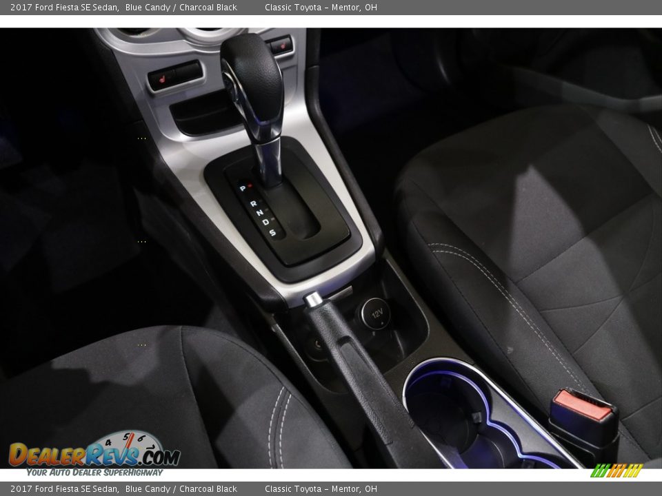 2017 Ford Fiesta SE Sedan Blue Candy / Charcoal Black Photo #12