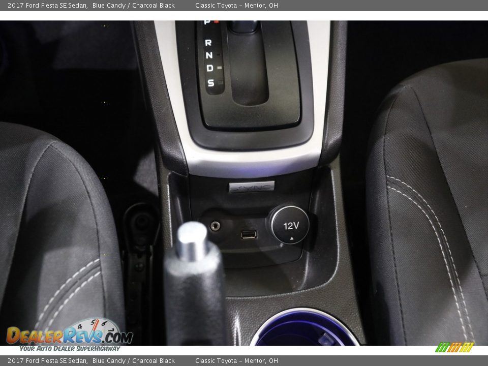 2017 Ford Fiesta SE Sedan Blue Candy / Charcoal Black Photo #13