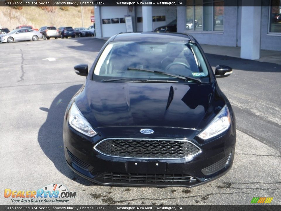 2016 Ford Focus SE Sedan Shadow Black / Charcoal Black Photo #3