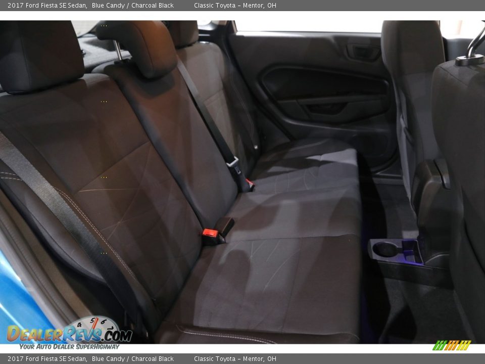 2017 Ford Fiesta SE Sedan Blue Candy / Charcoal Black Photo #15