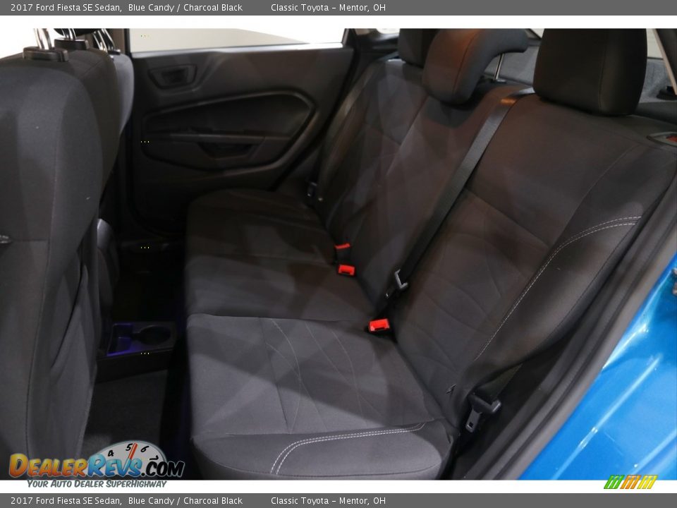 2017 Ford Fiesta SE Sedan Blue Candy / Charcoal Black Photo #16