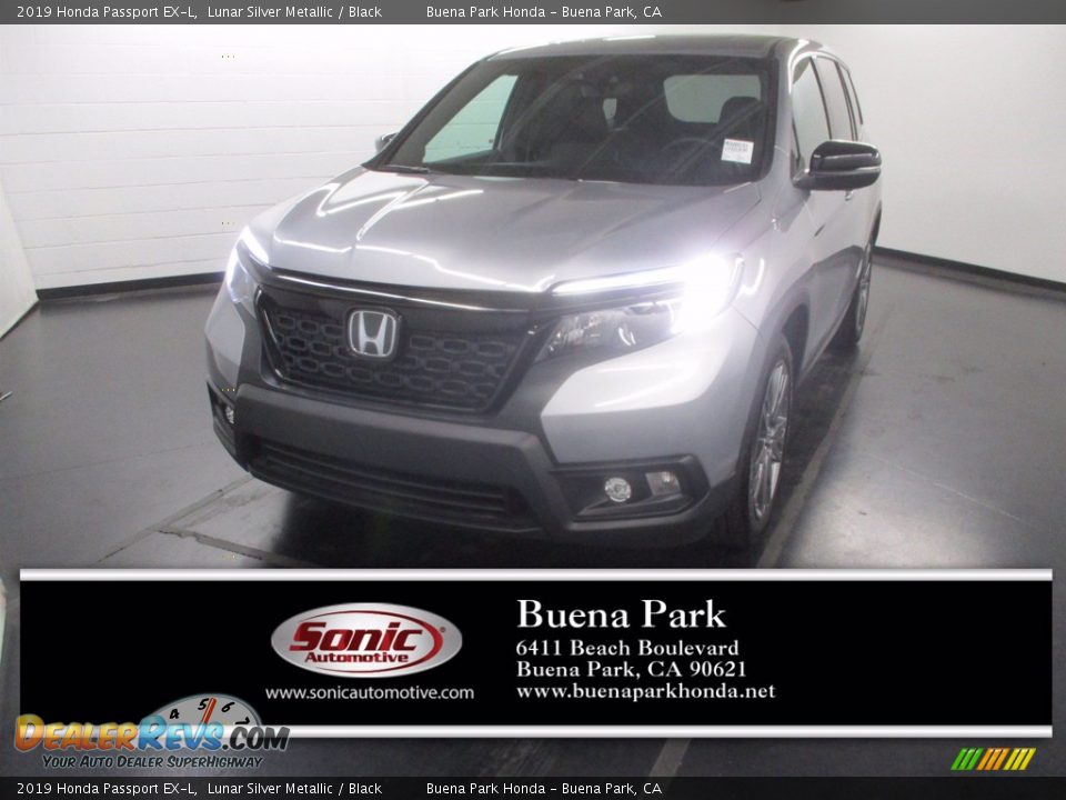 2019 Honda Passport EX-L Lunar Silver Metallic / Black Photo #1