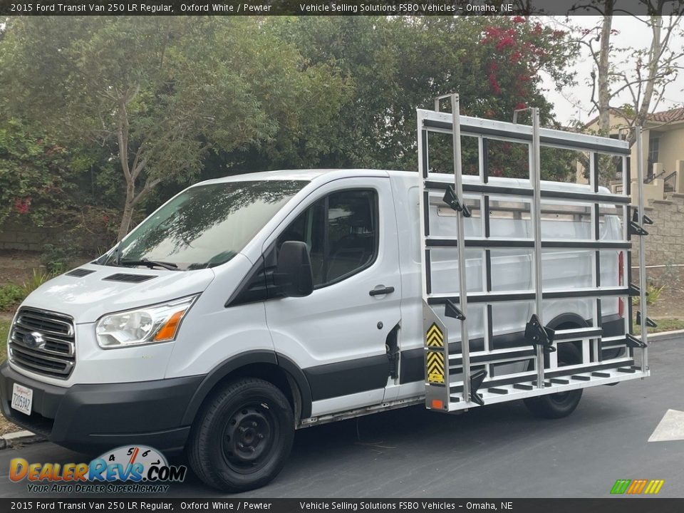 2015 Ford Transit Van 250 LR Regular Oxford White / Pewter Photo #1