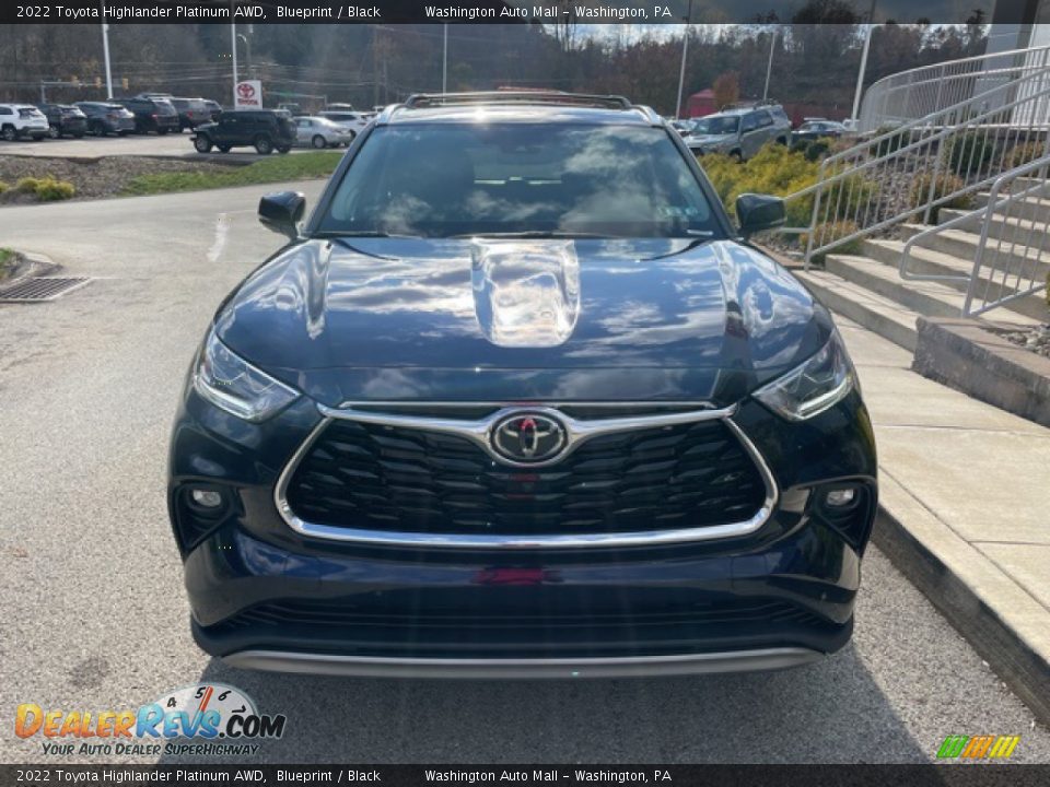 2022 Toyota Highlander Platinum AWD Blueprint / Black Photo #19