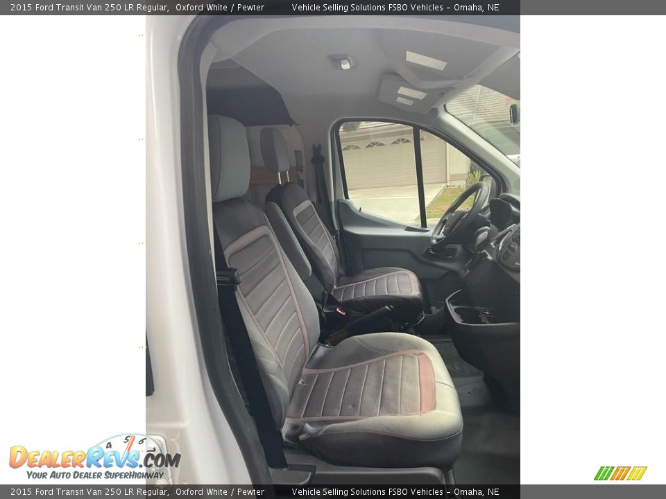 2015 Ford Transit Van 250 LR Regular Oxford White / Pewter Photo #3