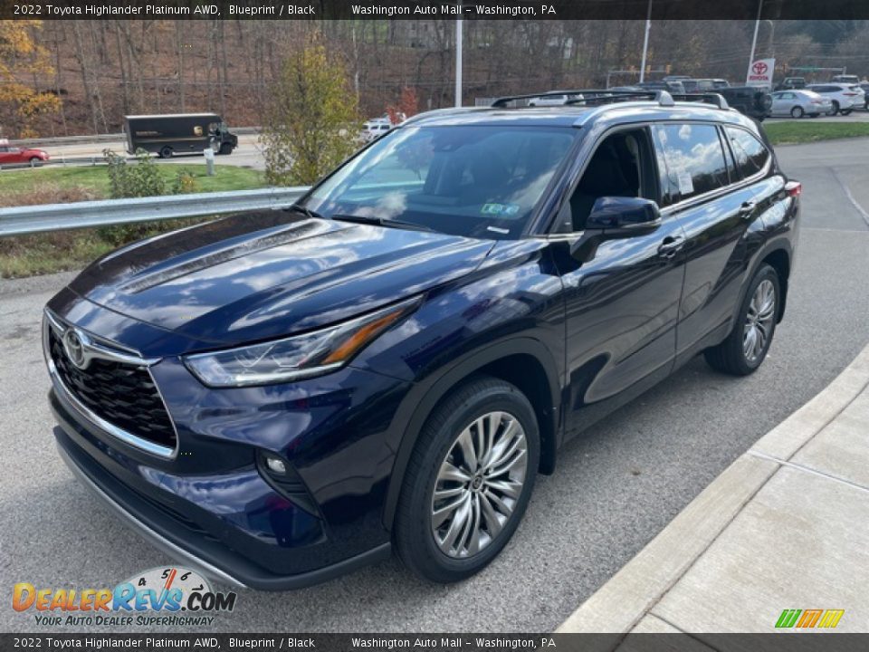 2022 Toyota Highlander Platinum AWD Blueprint / Black Photo #20