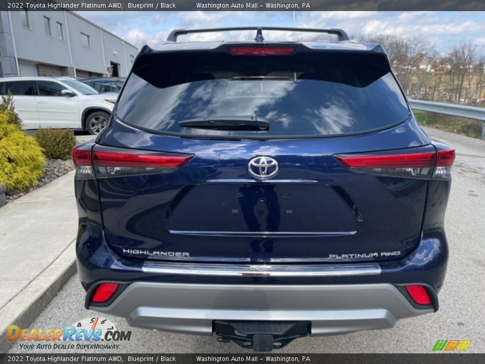 2022 Toyota Highlander Platinum AWD Blueprint / Black Photo #21