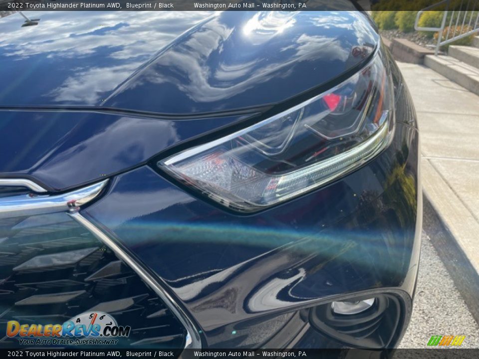 2022 Toyota Highlander Platinum AWD Blueprint / Black Photo #26