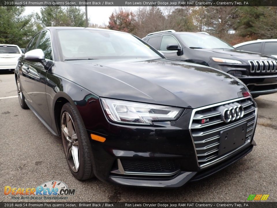 2018 Audi S4 Premium Plus quattro Sedan Brilliant Black / Black Photo #2