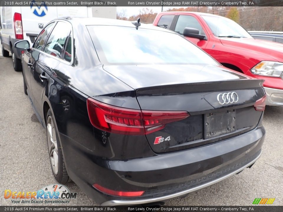 2018 Audi S4 Premium Plus quattro Sedan Brilliant Black / Black Photo #3