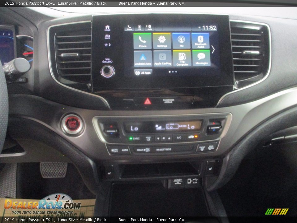 2019 Honda Passport EX-L Lunar Silver Metallic / Black Photo #21