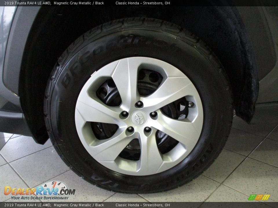2019 Toyota RAV4 LE AWD Magnetic Gray Metallic / Black Photo #12
