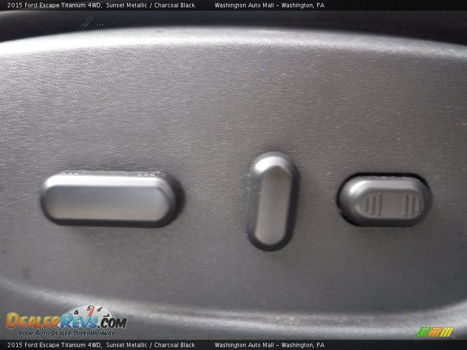 2015 Ford Escape Titanium 4WD Sunset Metallic / Charcoal Black Photo #15