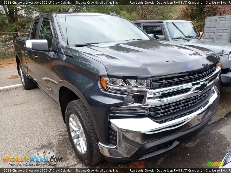 2021 Chevrolet Silverado 1500 LT Crew Cab 4x4 Shadow Gray Metallic / Jet Black Photo #2