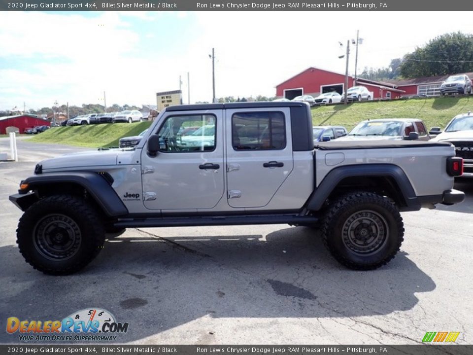 2020 Jeep Gladiator Sport 4x4 Billet Silver Metallic / Black Photo #2