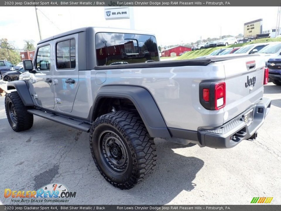 2020 Jeep Gladiator Sport 4x4 Billet Silver Metallic / Black Photo #3