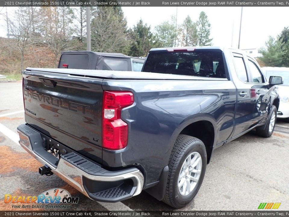 2021 Chevrolet Silverado 1500 LT Crew Cab 4x4 Shadow Gray Metallic / Jet Black Photo #3