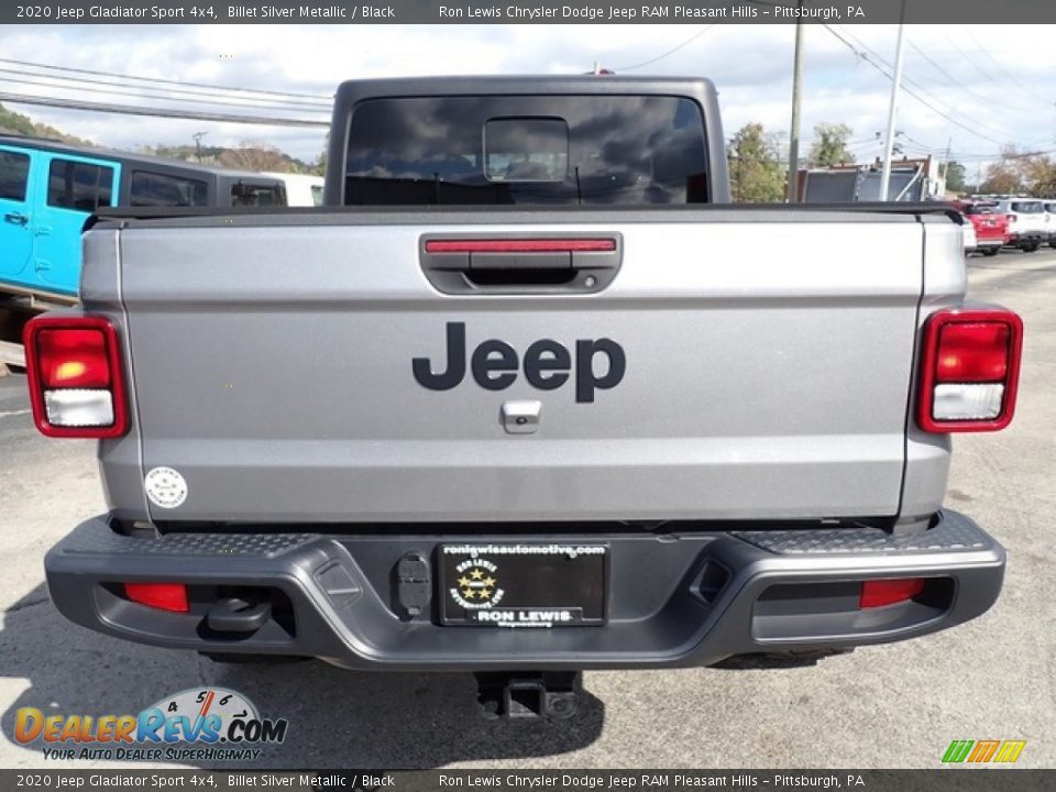 2020 Jeep Gladiator Sport 4x4 Billet Silver Metallic / Black Photo #4