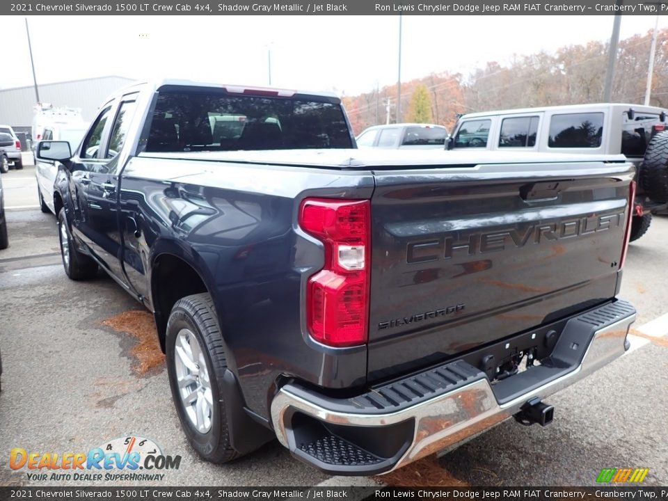 2021 Chevrolet Silverado 1500 LT Crew Cab 4x4 Shadow Gray Metallic / Jet Black Photo #4