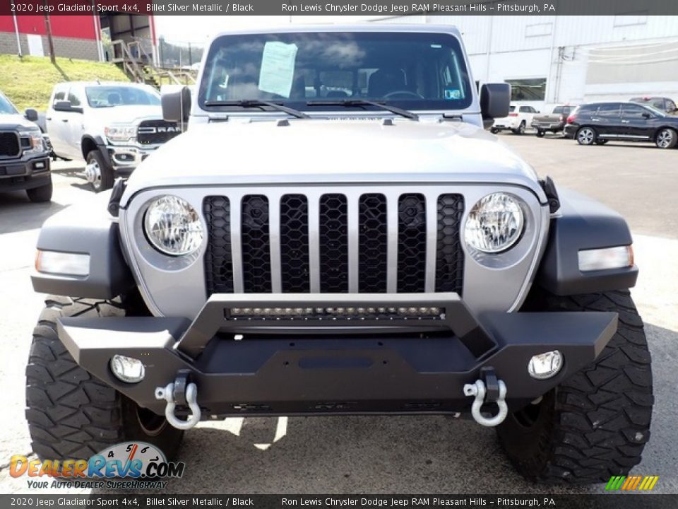 2020 Jeep Gladiator Sport 4x4 Billet Silver Metallic / Black Photo #9