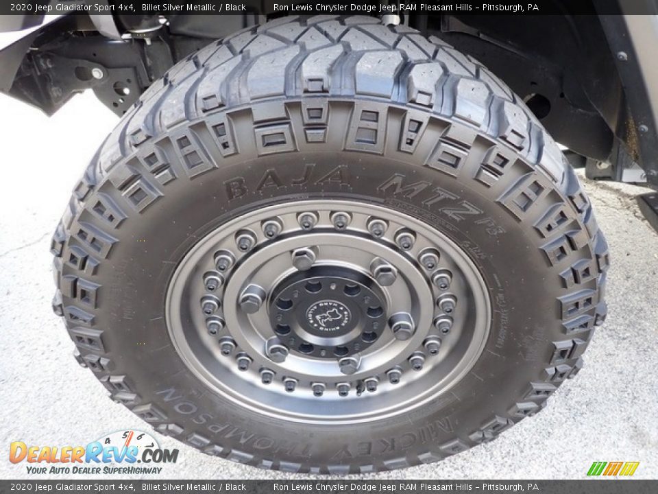 2020 Jeep Gladiator Sport 4x4 Billet Silver Metallic / Black Photo #10
